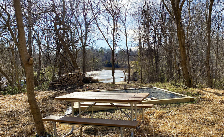 Camping at Great Bend Park on the Haw River Trail
